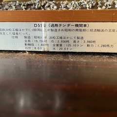 なつかしのＤ51型蒸気機関車模型の画像