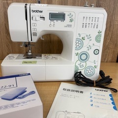 ◎美品ブラザーミシン OB500 取説付 別売品フットコントローラー付