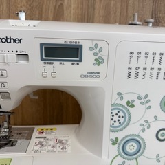 ◎美品ブラザーミシン OB500 取説付 別売品フットコントローラー付の画像