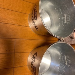 CORONAビールのバケツ缶2個の画像