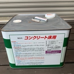 新品•未使用 アトムハウスペイント 水性コンクリート床用塗料 7L グリーン　の画像
