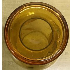 BOHEMIA GLASS ボヘミアングラス フラワーベース 花瓶の画像