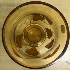 BOHEMIA GLASS ボヘミアングラス フラワーベース 花瓶の画像