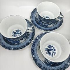 鳥　3セット　カップ&ソーサーの画像