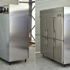 ≪zyt313ジ≫ 水冷式？ ホシザキ 業務用6ドア冷蔵庫 HR-180AW3 幅180cm 2020年製造 三相200V 通電確認のみ 現状品 中古厨房機器/宮城県仙台市 70713-06の画像