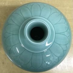 如水 李友泉 青磁 花瓶 花器の画像