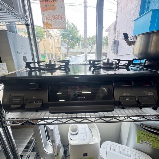 USED ガスコンロ Rinnai 2022年 都市ガス用