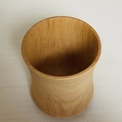 無料　新品　カップ　木製の画像