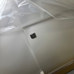 2号店在庫　未使用❗️スチールカウンター　天板木目の画像