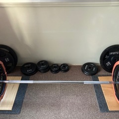 IROTEC ベンチプレス一式　MAX135kg 　　　の画像