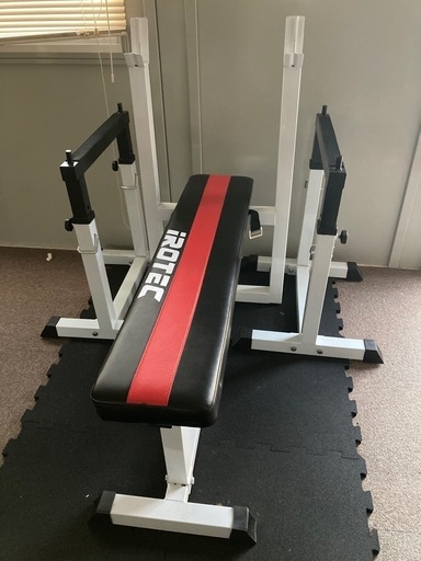 【取引中】IROTEC ベンチプレス一式　MAX135kg