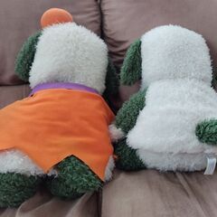 ワンワンのぬいぐるみの画像