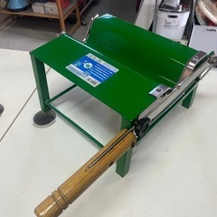 よせ切り君 A-152 ウエダ製作所 スライド式補助バー付属 アスパラ ニラ わらび 花 薬草 などのカットに！ 切断機 ステンレス 中古品 ③の画像