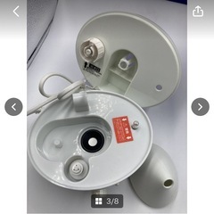 SIS　H2O　超音波式　加湿器　J22　中古　美品　ホワイト　通電動作確認済　連続８時間可能　1.6　19×16.5×29.5㎝　家電　＊B552-1＊の画像
