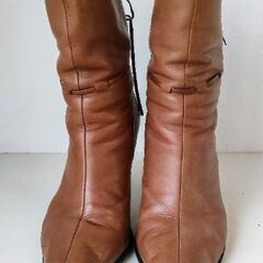 レディース革ブーツ👢Made inJAPANの画像