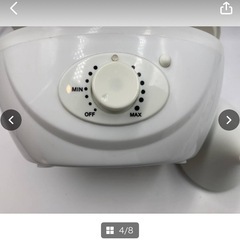 SIS　H2O　超音波式　加湿器　J22　中古　美品　ホワイト　通電動作確認済　連続８時間可能　1.6　19×16.5×29.5㎝　家電　＊B552-1＊の画像
