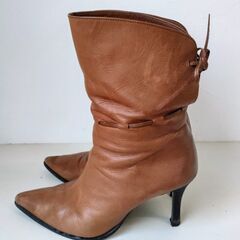 レディース革ブーツ👢Made inJAPANの画像