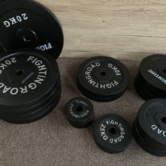 バーベルセット　MAX200kg ファイティングロード　　の画像