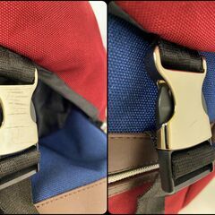 【買取宝船 枝吉店】Lee バックパック エンジ/ネイビー/ブラウン リュックサックの画像