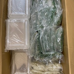 使い捨て 販売用 お弁当箱・箸・袋などセットの画像