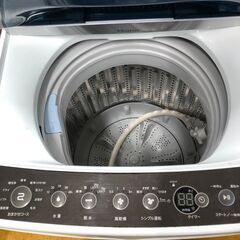 ２０１８年製　ハイアール Haier 全自動洗濯機 5.5kg ホワイト JW-C55Aの画像