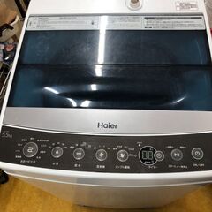 ２０１８年製　ハイアール Haier 全自動洗濯機 5.5kg ホワイト JW-C55Aの画像