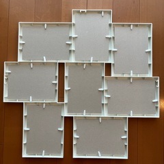 処分前最終値下げ1000円OFF　★ IKEA VAXBO コラージュフレーム　8枚用　白　新品未使用の画像