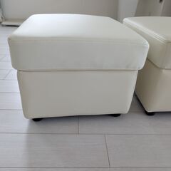 ニトリ】傷・汚れに強い合成皮革 スツール(Nシールド ファン IV