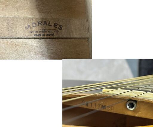 希少 morales アコースティックギター ハミングバード柄 ハード