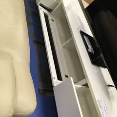 ★リユースのサカイ横浜南店★YM1114 NITORI テレビ台 ホワイト W174×D43.5×H34.5 クリーニング済みの画像