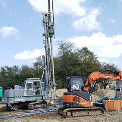現場作業員（地盤改良工）の画像