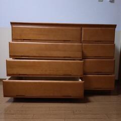 ４段チェスト　小物入れ用引き出し付きの画像