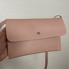 SHEINピンク フラップショルダーバッグの画像