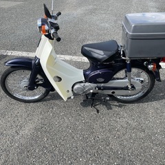 🔸ホンダ　スーパーカブ50 キャブ・丸目3速・セル無　普通に乗れる　後タイヤ等新品！　福岡市　鉄カブ　AA01　の画像