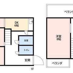 🉐敷礼無料！オール電化でベランダからの眺めは絶景！広々６DK