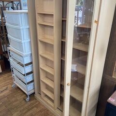 リサイクルショップどりーむ鹿大前店　No2305 本棚　書棚　スライド棚　大型の画像