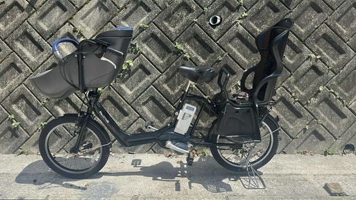 電動アシスト自転車　Panasonic 3人