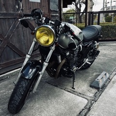 実働 XJR1200 車検R8年11月 ETC2.0　4KG YAMAHA カフェレーサースタイル   の画像
