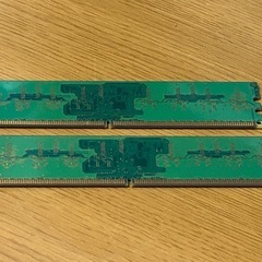 デスクトップPC用メモリ 512MB×2枚の画像