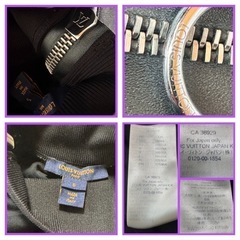 LOUIS VUITTON ミッドナイト ハイネック ジップアップカットソーの画像