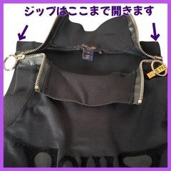 LOUIS VUITTON ミッドナイト ハイネック ジップアップカットソーの画像