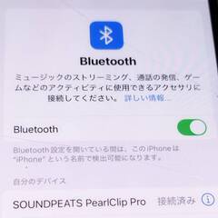 SOUNDPEATS PearlClip Pro/ワイヤレスイヤホンの画像