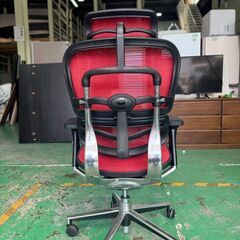 大阪❗️♻️エコマックス♻️配送も可🙌⭕️「S1051」⭐️Ergohuman⭐️《美品》エルゴヒューマンベーシック レッド JOIFA802の画像