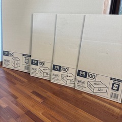 メイクマンで購入　ダンボール160サイズ１つ　100サイズ３つセットの画像