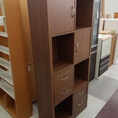 ★リユースのサカイ千葉中央店★期間限定割引有  収納棚  H178×D29×W80 クリーニング済み TC3854の画像