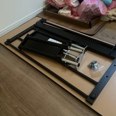 Bauhutte( バウヒュッテ ) ゲーミングデスク 昇降式 PCデスク (幅 120 × 奥行 55 高さ 59~80 cm ) ブラック BHD-1200Mの画像
