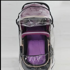 【新品未使用】ベビーカー レインカバー 雨よけ 防風 防水 日よけ ほこり 透明の画像