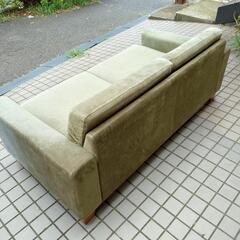 D0894 ジャーナルスタンダード ソファ 2人掛け 2P 2Pソファ グリーン 緑 緑系 幅1700×奥行830×高さ730mm 座面高380mmさの画像