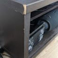 【木目調テレビ台（ダークブラウン）】引っ越しのためお譲りします｜収納力◎の画像