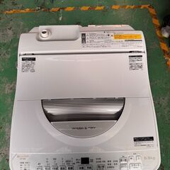 大阪❗️♻️エコマックス♻️配送も可🙌⭕️「S1055」⭐️SHARP⭐️電気洗濯乾燥機 ES-TX6G-S 2023年製の画像